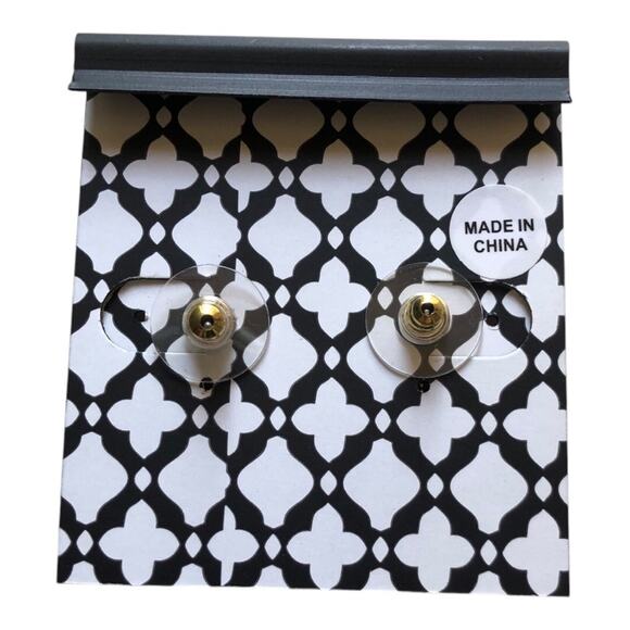 Laundry By Shelli Segal NWT Boho Beachy Vibe Gold Pink Coral Drop Earrings - Picture 4 of 8